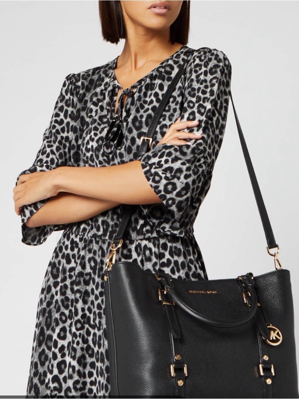 MICHAEL Michael Kors Bedford Legacy Large Pebbled Leather Tote Bag w/ Dust Bag
